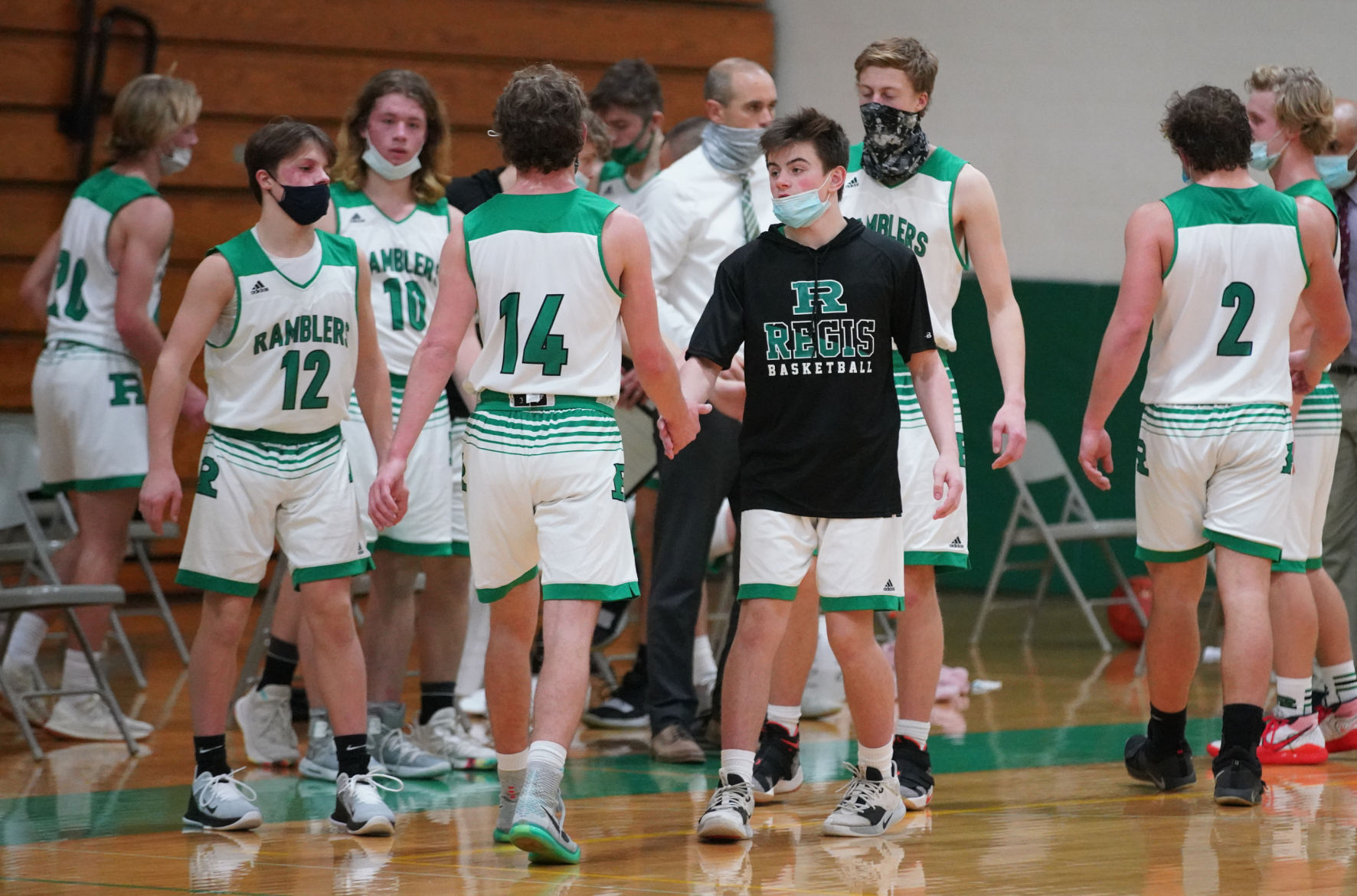 Regis boys basketball